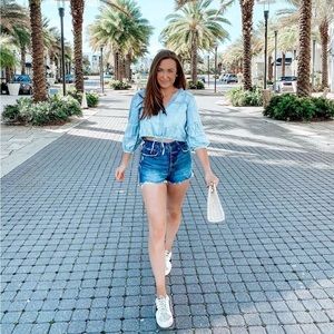 Free People Eyelet Blouse